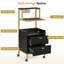 Chariot utilitaire avec tiroirs de rangement, chariot avec porte-outils en métal et panier-117586502-128124264