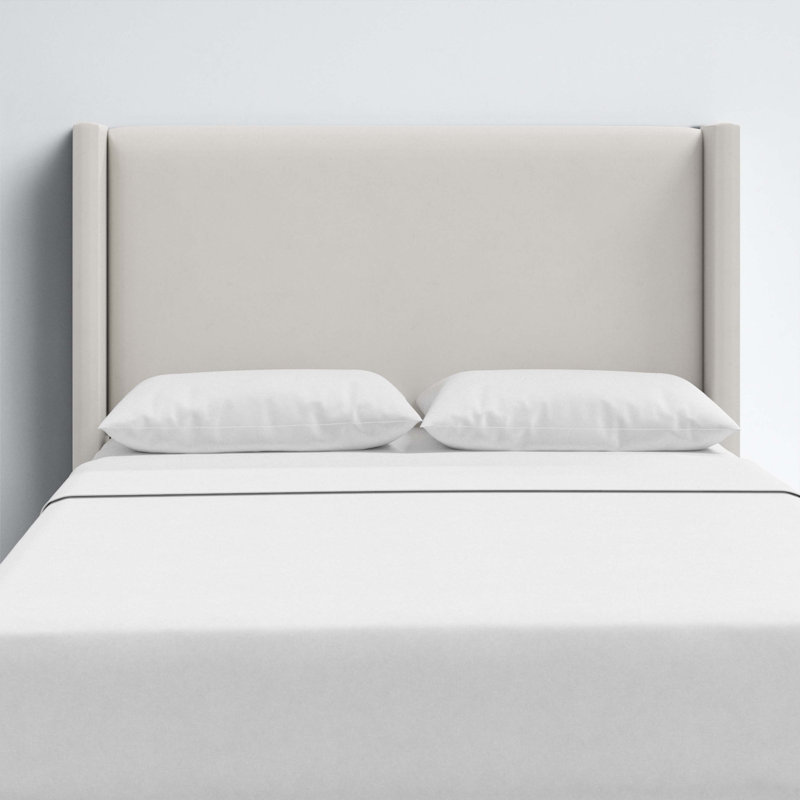 Hanson Upholstered Headboard, King, Classic Ochre Linen
