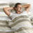 Stripe Textured Bedding Sets, Soft Polyester, Modern Comfort For Home