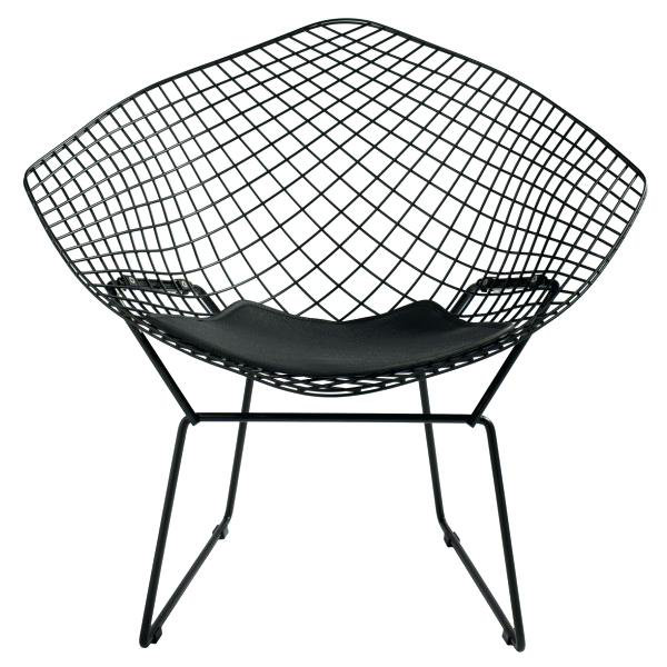 Onion Creek Faux Leather Accent Chair, Black 