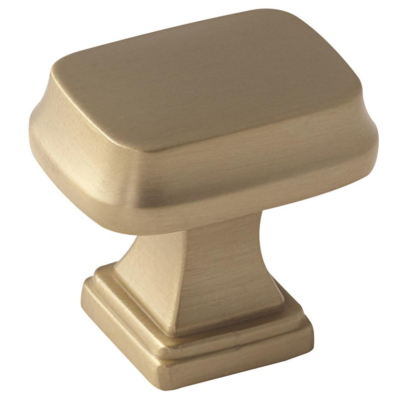 Poignée rectangulaire Revitalize 1 3/16 po, Champagne doré