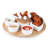 Symphony Appetizer Serving Tray Set - Party Platter Set - Appetizer Plate Bickerstaff