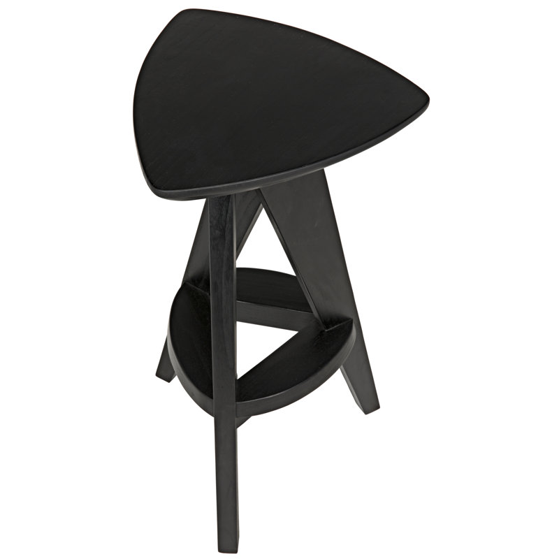 Twist Solid Wood Stool