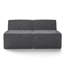 Ensemble de canapé modulaire en chenille sans accoudoirs 2 pièces Magness-436747877