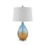 Lampe de table en verre Cortina Ombre, ensemble de 2