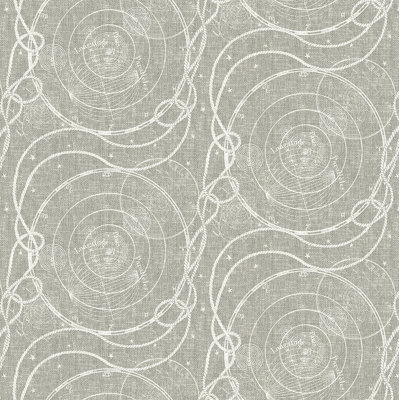 Tommy Bahama Ropes & Spheres Peel And Stick Wallpaper Roll
