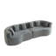 Canapé modulaire en velours côtelé 111,5 pouces Compression Cloud