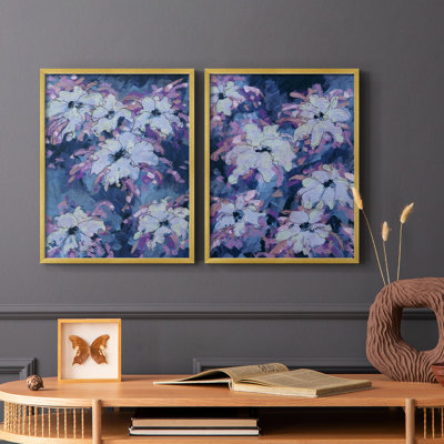 «Hidden Blooms I», reproduction encadrée de qualité supérieure - prête à être accrochée - aucun clou requis - aucun clou requis