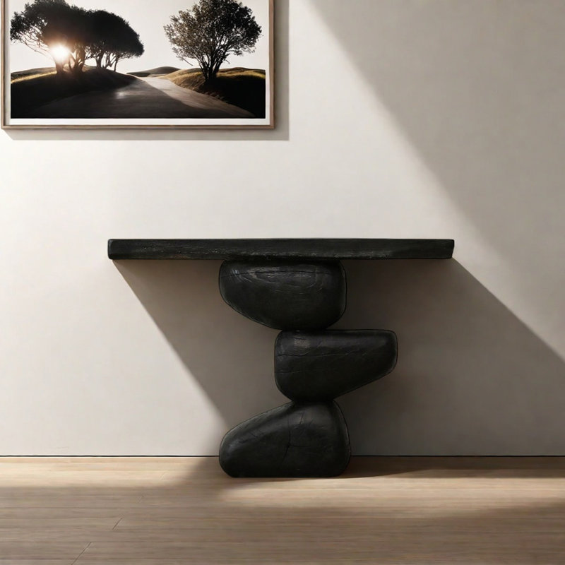 Console Retro Minimalist Art, H 31,5 po x l 55,12 po x P 11,81 po