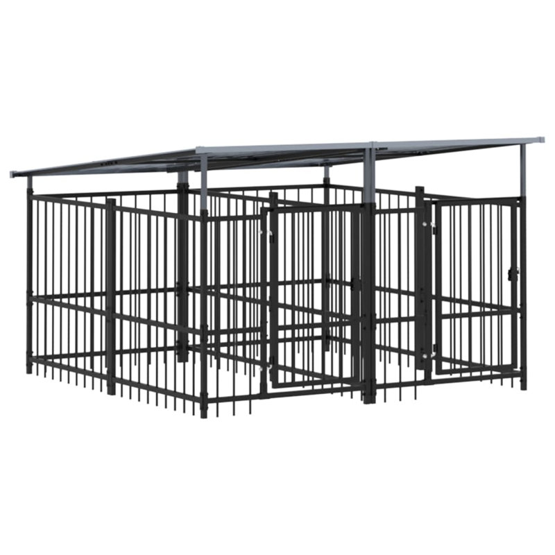Covington 128cm H Steel Kennel