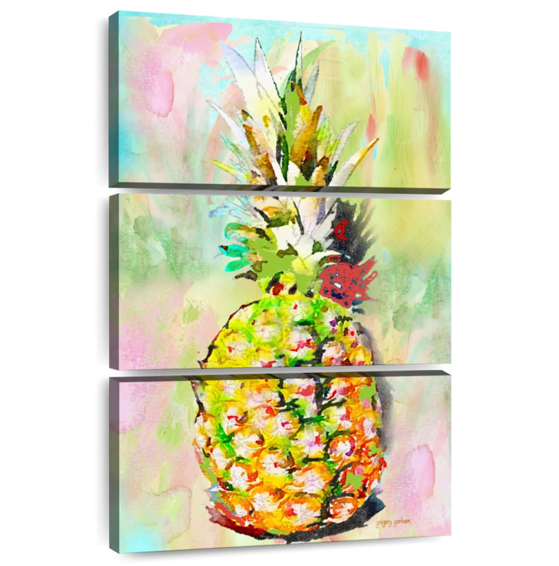 Sunshine Pineapple, 74" H x 48" W