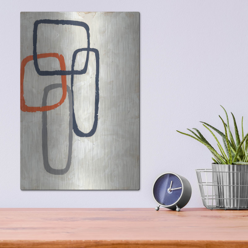  «Capacité 2» par Chariklia Zarris, art mural en métal, 12 po x 16 po, H 16 po x l 12 po