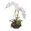 Real Touch Silk Orchid Faux Floral Arrangement in Planter