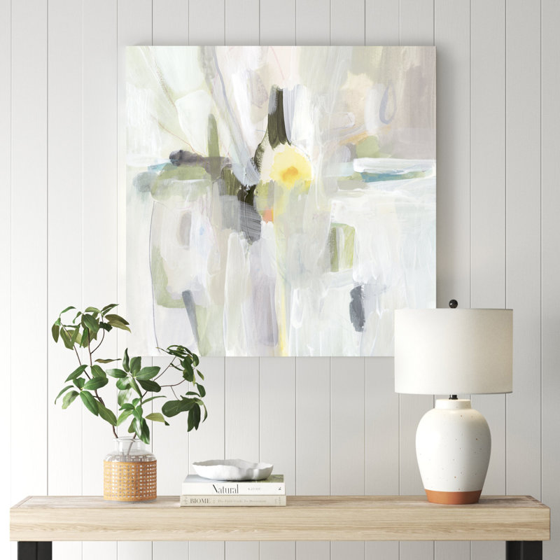 «Sun Drops II» par Victoria Borges - reproduction d'art sur toile, H 36 po x l 36 po