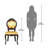 Lady Ambrose King Louis Back Side Chair