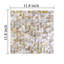 Carreau de mosaïque murale 0,75 "x 0,75"-47601170