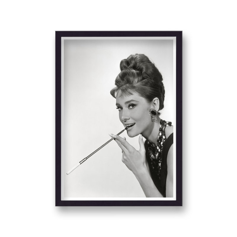 Audrey Hepburn Breakfast At Tiffany's Publicity Shot 6 - Single Picture Frame Print