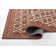 Momeni Bibury Traditional Floral Wool and Nylon Brick Red Area Rug