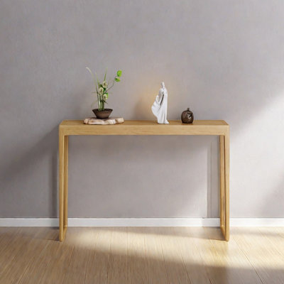 Console moderne en bois massif minimaliste moderne