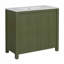 Petit ensemble de meuble-lavabo de style vintage 36 "avec lavabo en céramique, 2 portes à fermeture douce-159426071