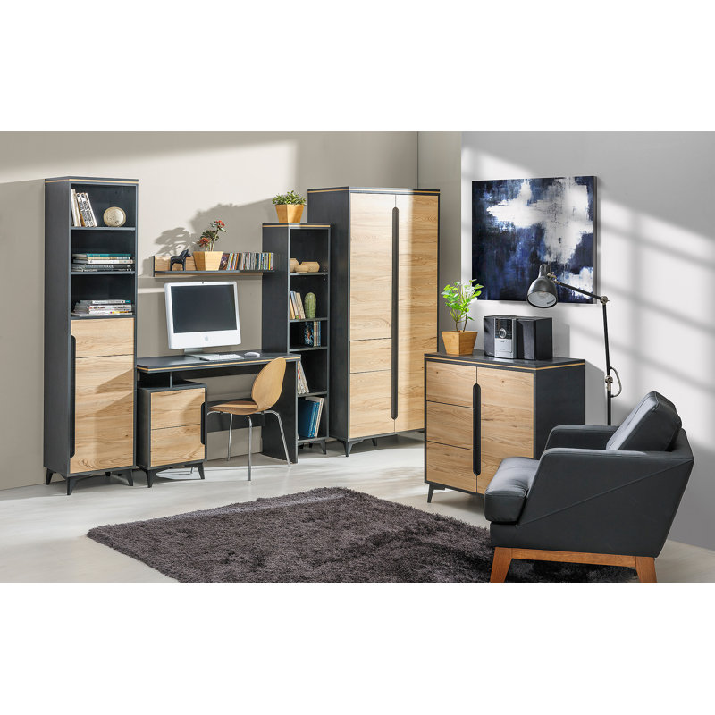Armes 90cm Sideboard, Black/Ash