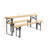 Aleacia 6 - Person Wicker Patio Dining Set with Rectangular Table