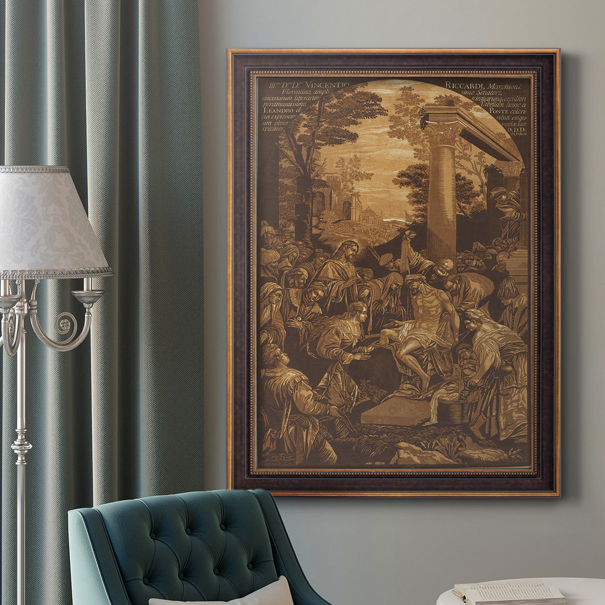 Alcott Hill® The Raising Of Lazarus - Picture Frame Print on Canvas ...