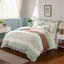Ensemble d'édredon 9 pièces en percale de coton