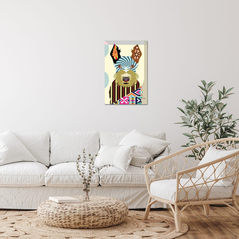Scottish Terrier, impression sur verre acrylique, H 24 po x l 16 po x P 0,25 po
