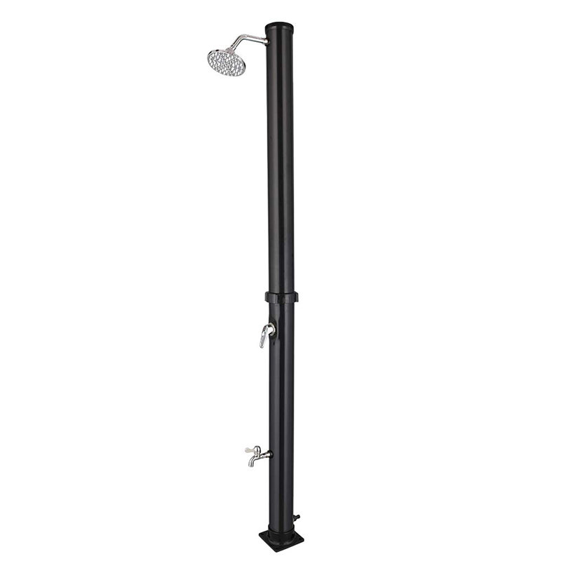 Douche solaire chauffée, douche extérieure 5,5 gallons