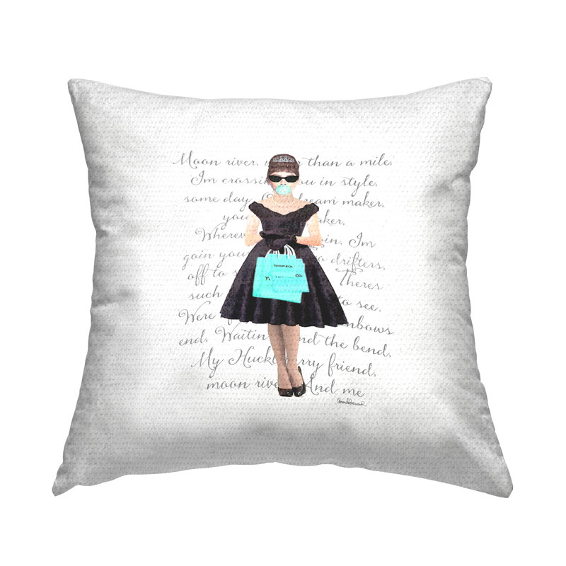 Coussin Stupell Industries Glam Woman
