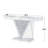 47.2'' Mirrored Glass Console Table