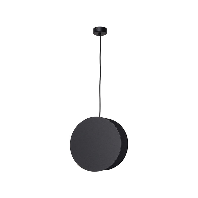Goodyear 1 - Light Black Single Pendant, Black