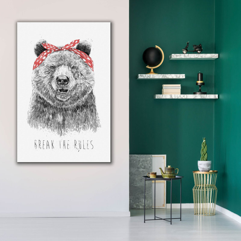 «Break The Rules» par Balazs Solti, art mural sur toile, H 60 po x l 40 po x P 1,5 po