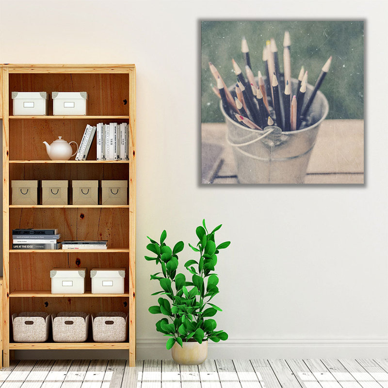«Vintage School V», reproduction d'art sur toile, H 12 po x l 12 po