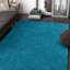 Tapis bleu à poils longs Feather-46017894
