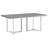 Savona Grey Faux Marble Rectangular Dining Table