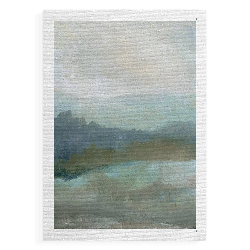 Azure Valley I - Impression sur toile seulement - NON CADRE, H 18 po x l 12 po