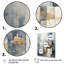 «Gray Abstract Cityscape 3 - Abstract Collages», art mural-85770786-85770796