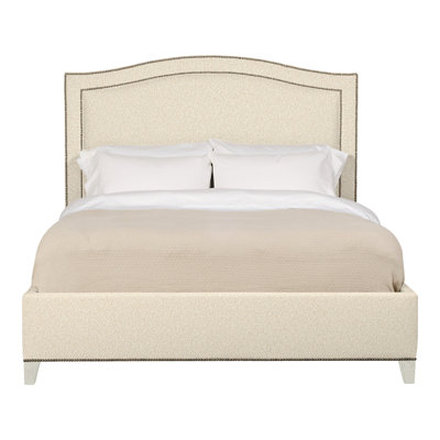 Caroline/Casey Queen Upholstered Low Profile Panel Bed