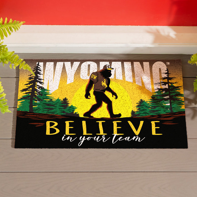 Paillasson Bigfoot de l'Université du Wyoming, 28 po x 16 po