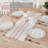Antique White Stripe Coral Indoor/Outdoor Runner 12X36-239568878-239568872