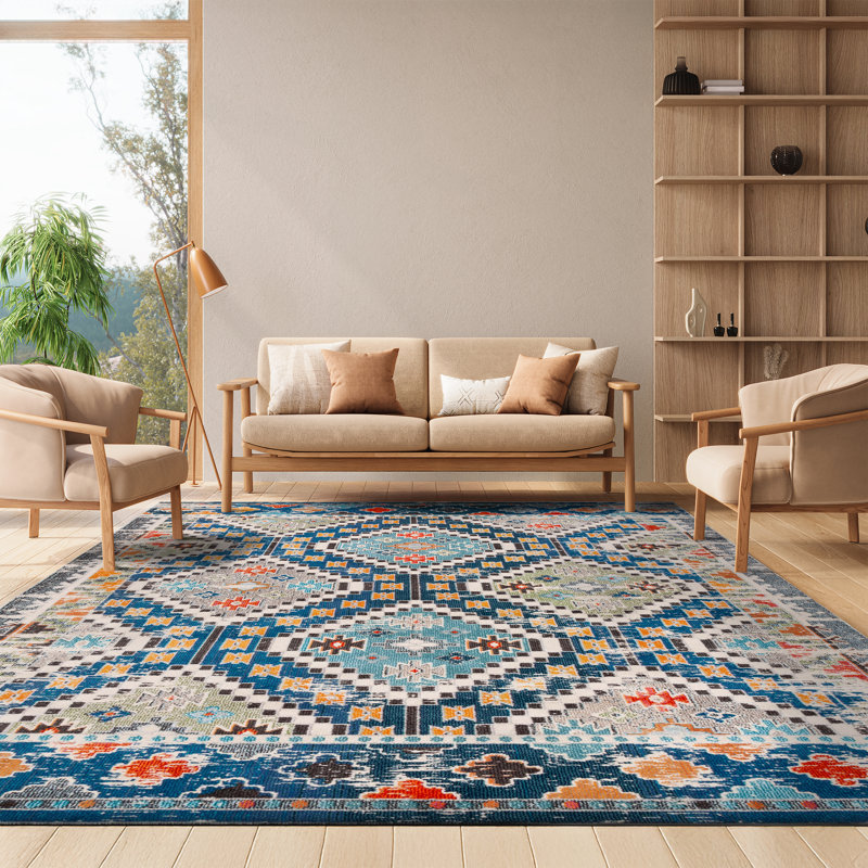 Emercyn Performance Southwestern Rug, Rectangle 8' x 10'