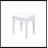 Solid + Manufactured Wood Accent Stool