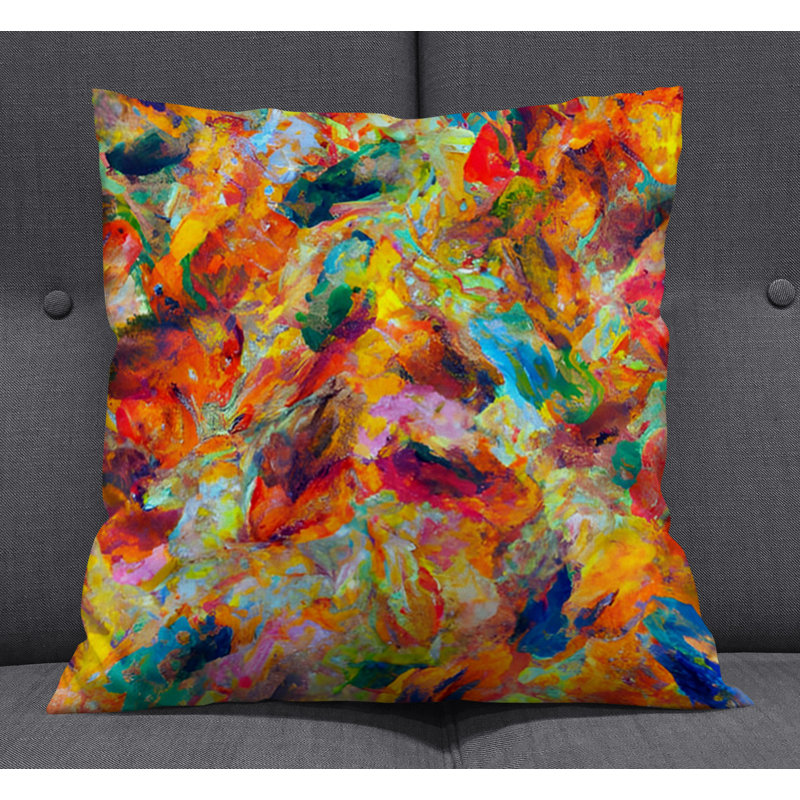 Coussin décoratif, Polyester, H 16 po x l 16 po