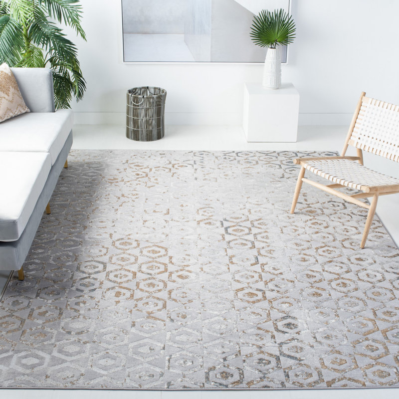 Alexondria Performance Geometric Rug, Rectangle 4'5" x 6'5"
