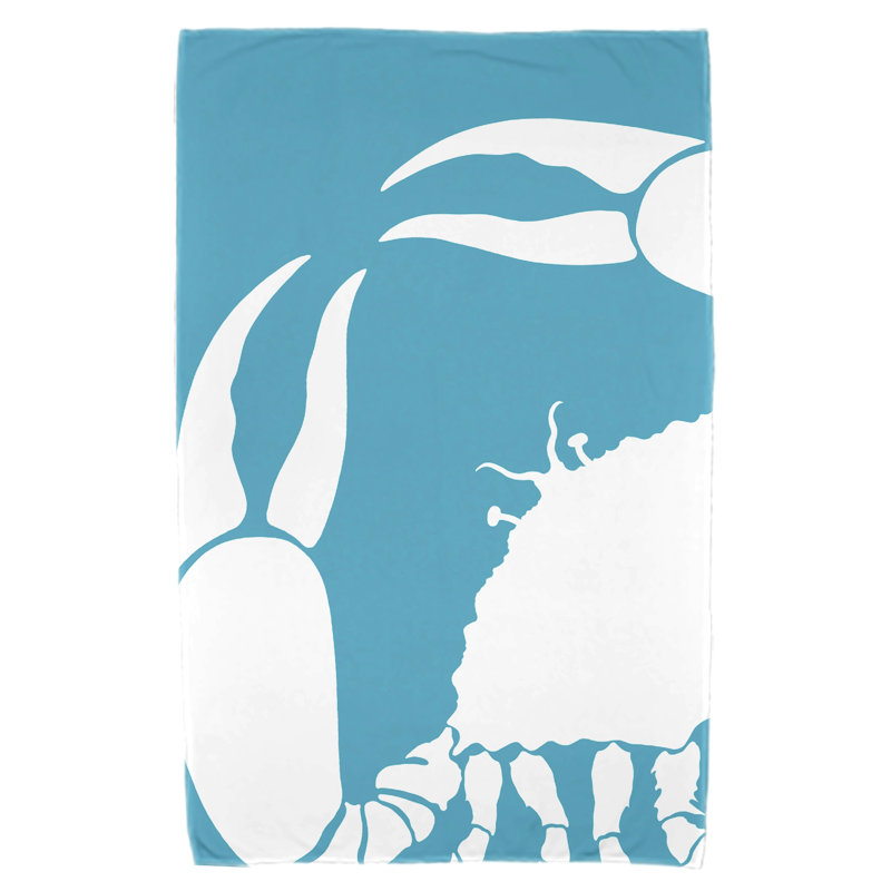 Serviette de plage Shirley Mills, Turquoise