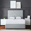 Seraphine Chesterfield 4 Draw Divan Bed with Headboard-734086235-734086310