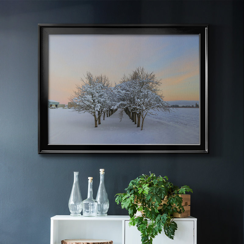 Parmi les arbres, reproduction sur toile, Noir, H 26 po x l 38 po x P 1,5 po