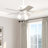 44" Crystal Peak 5 - Blade Ceiling Fan With Lights and Pull Chains-85433823